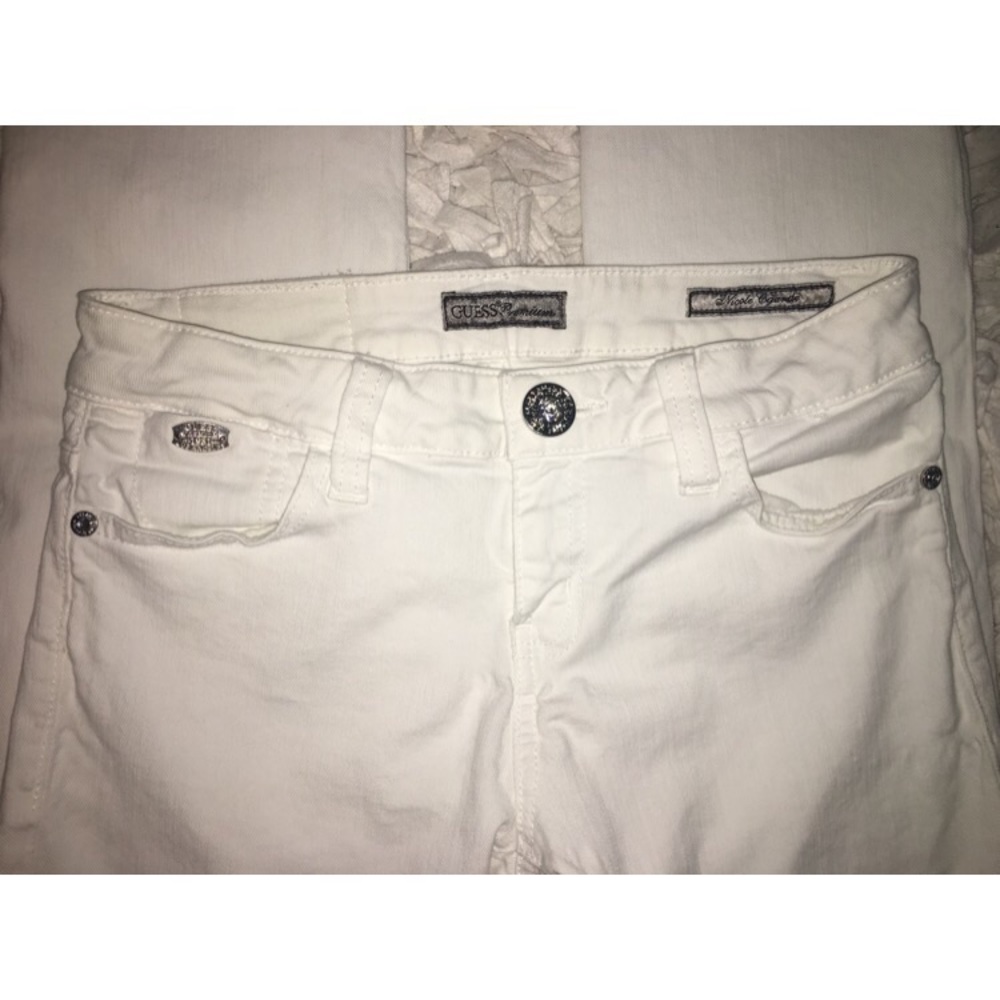 Guess white Nicole Cigarette Jeans - Picture 6 of 7